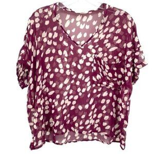 Lush Sheer Crop Top Blouse